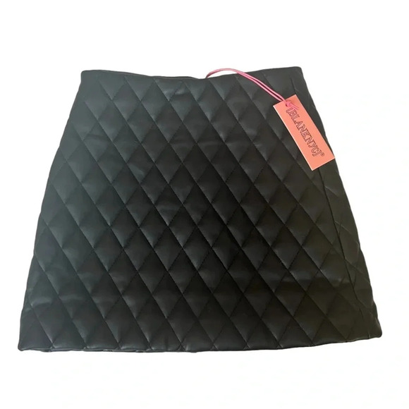 NWT BLANK NYC Black Quilted Puffer Skirt - Picture 2 of 5